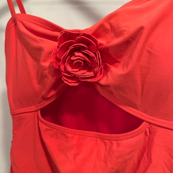 Kate Spade One-Piece Bathing Suit with Floral and Cut-out Detailing - Picture 3 of 5